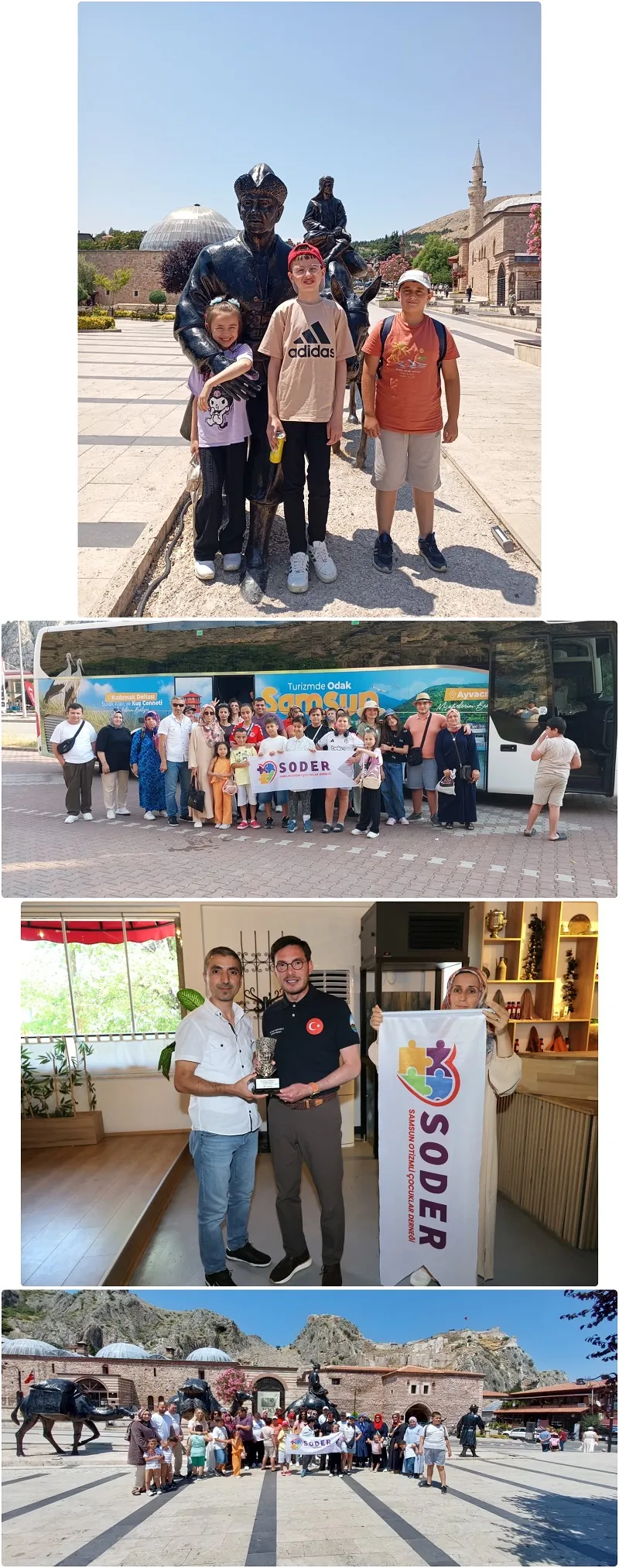 Samsun Otizmli Çocuklar Derneği'nden İlk Kültür Gezisi Tokat'a Samsun Otizmli Çocuklar Derneği'nden İlk Kültür Gezisi Tokat'a