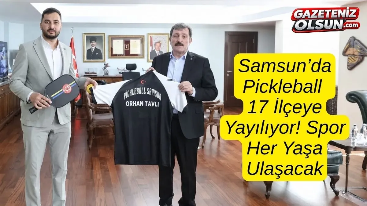 Samsun’da Pickleball 17 İlçeye Yayılıyor! Eğitimler Ücretsiz Olacak