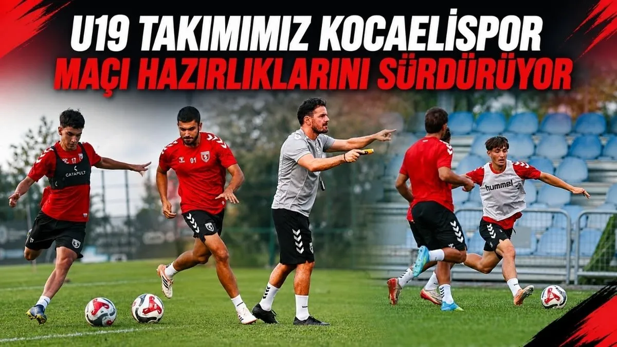 Samsunspor U19 Kocaelispor Maçı Hazırlıklarını Sürdürüyor